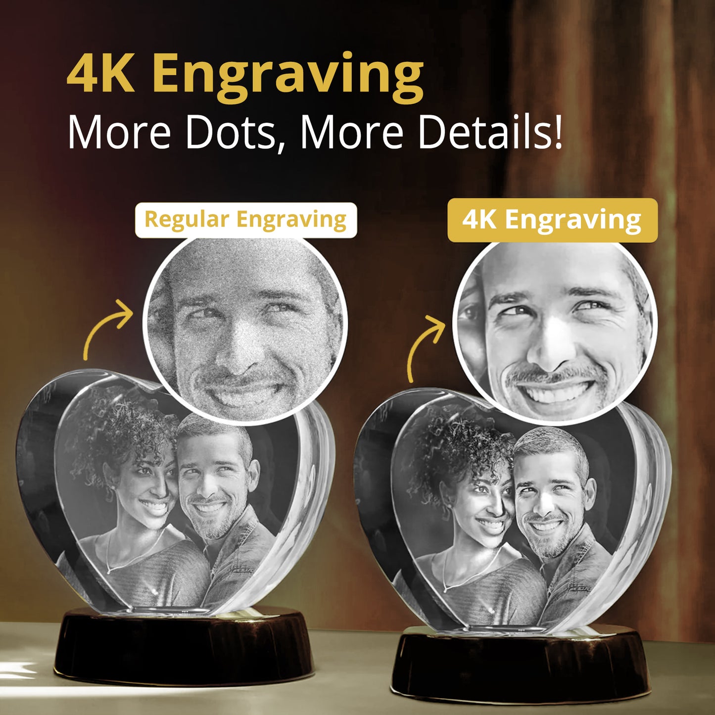 3D Laser Gifts® Photo Crystal Rectangle