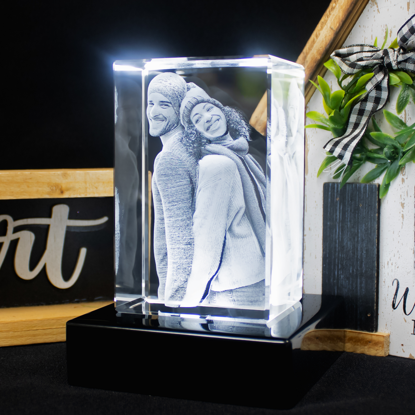 3D Laser Gifts® Photo Crystal - Rectangle