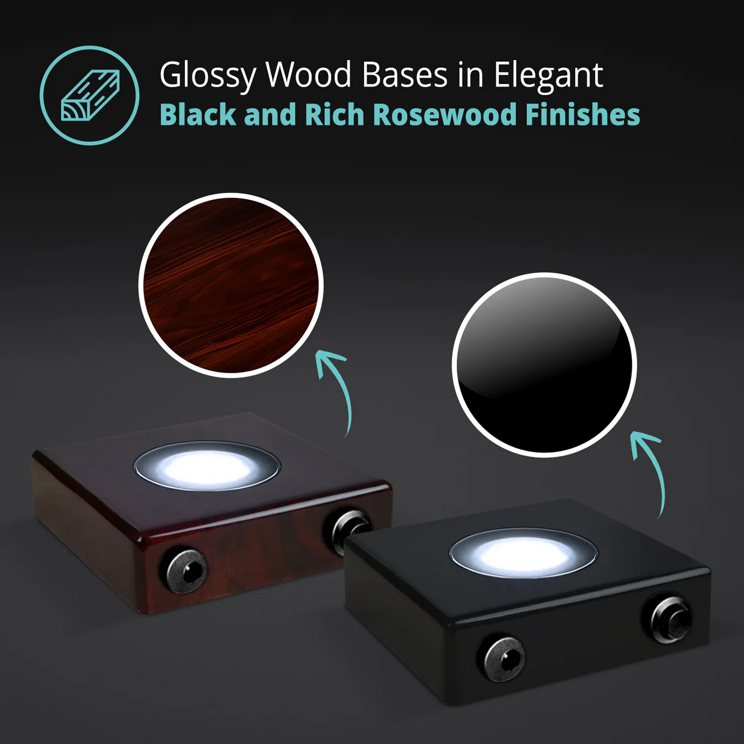 3D Laser Gifts® Essentials Small LED Light Base