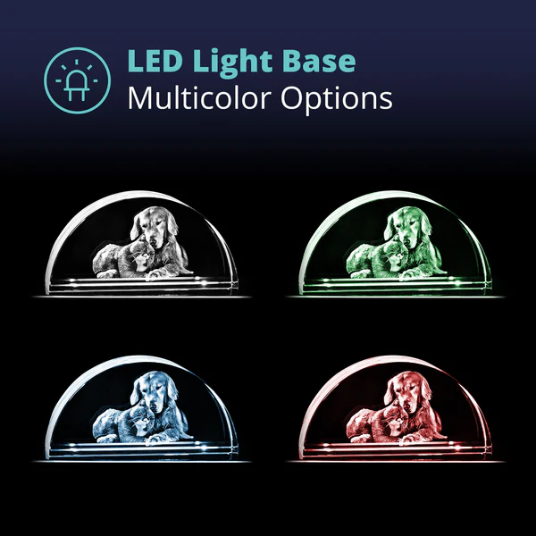 3D Laser Gifts® Photo Crystal Arc