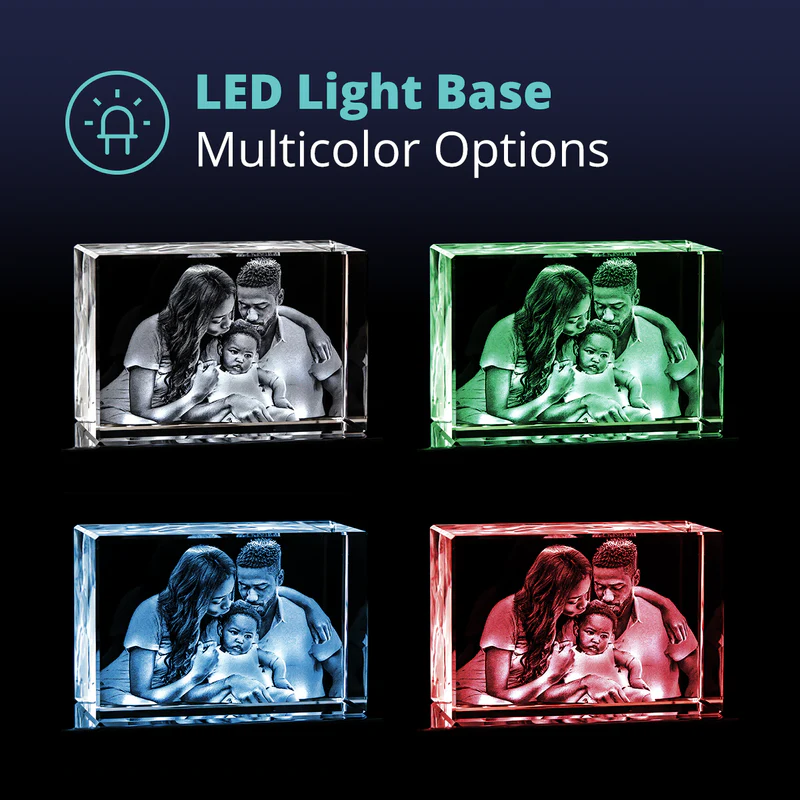 3D Laser Gifts® Essentials Medium LED Light Base