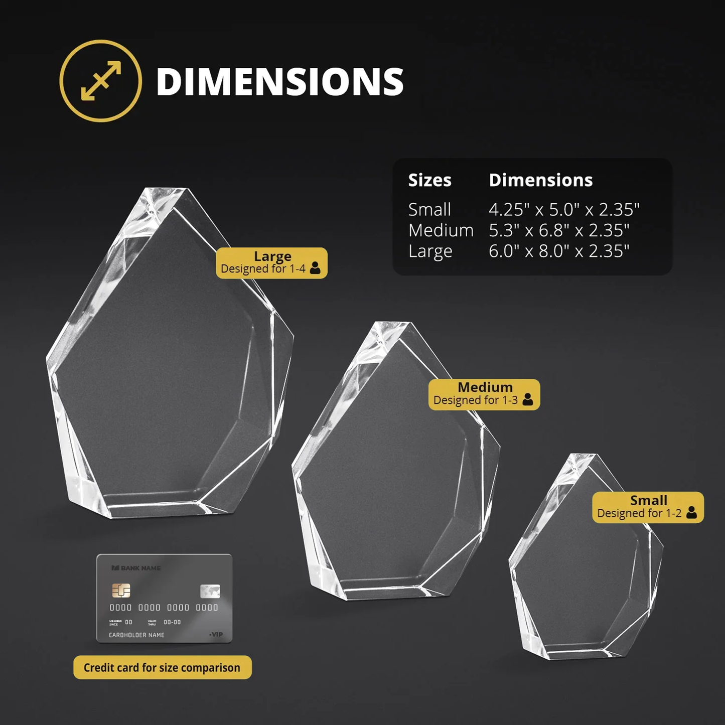 3D Laser Gifts® Photo Crystal Prestige
