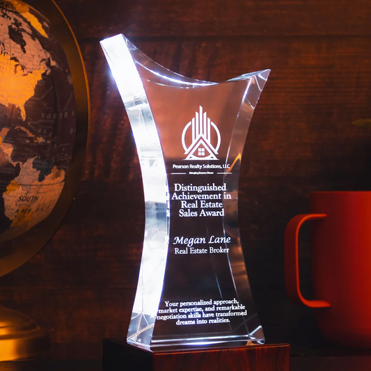 3D Laser Gifts® Crystal Trophy