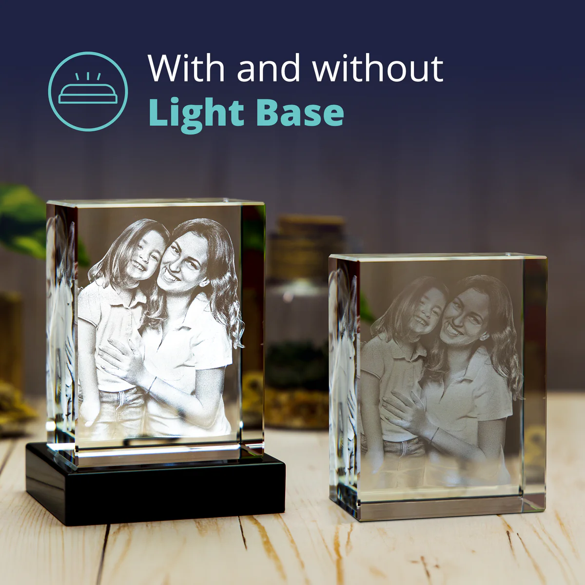 3D Laser Gifts® Essentials Medium LED Light Base