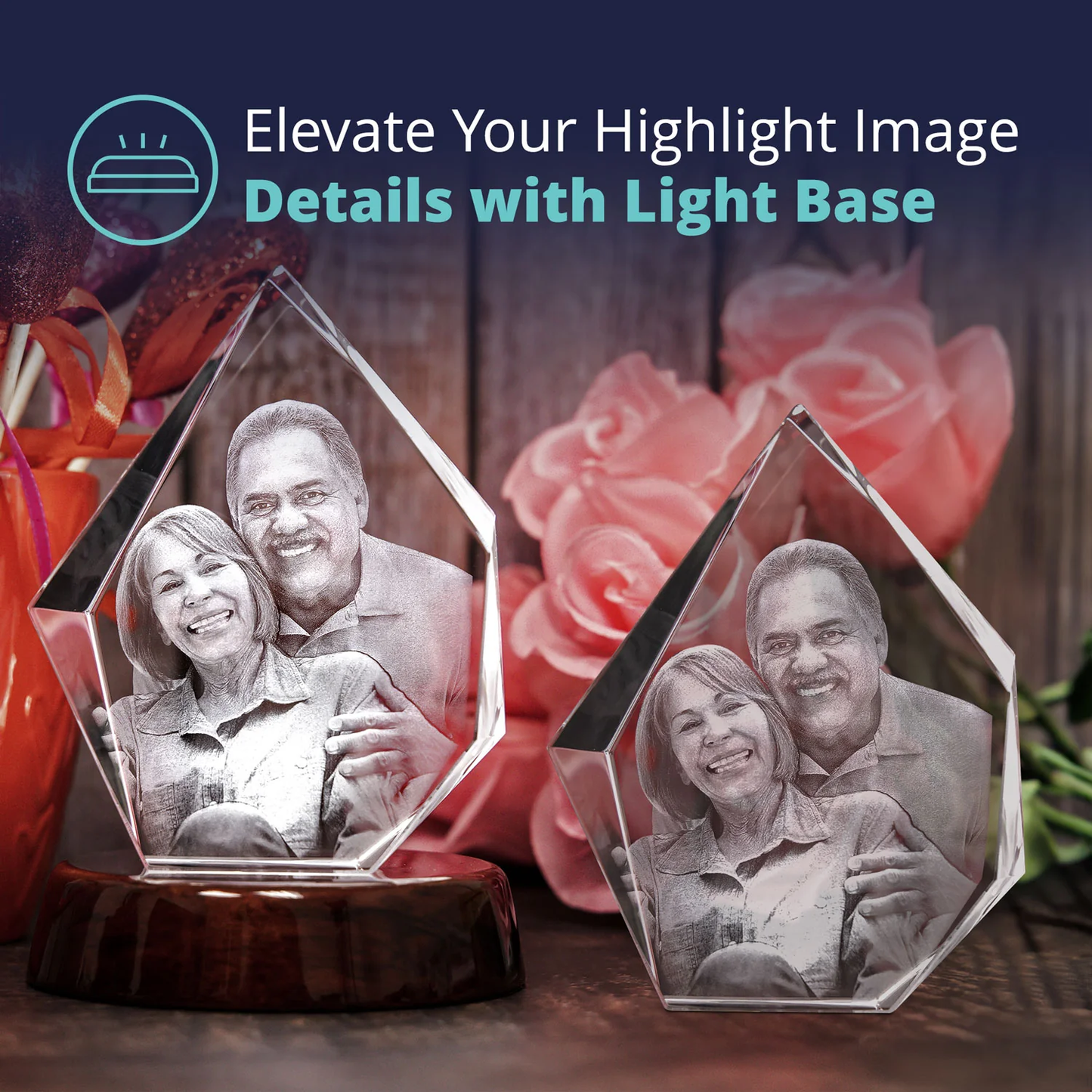 3D Laser Gifts® Crystal Trophy
