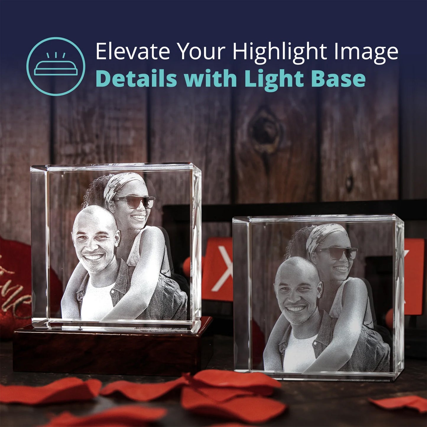 3D Laser Gifts® Crystal Plaque Award