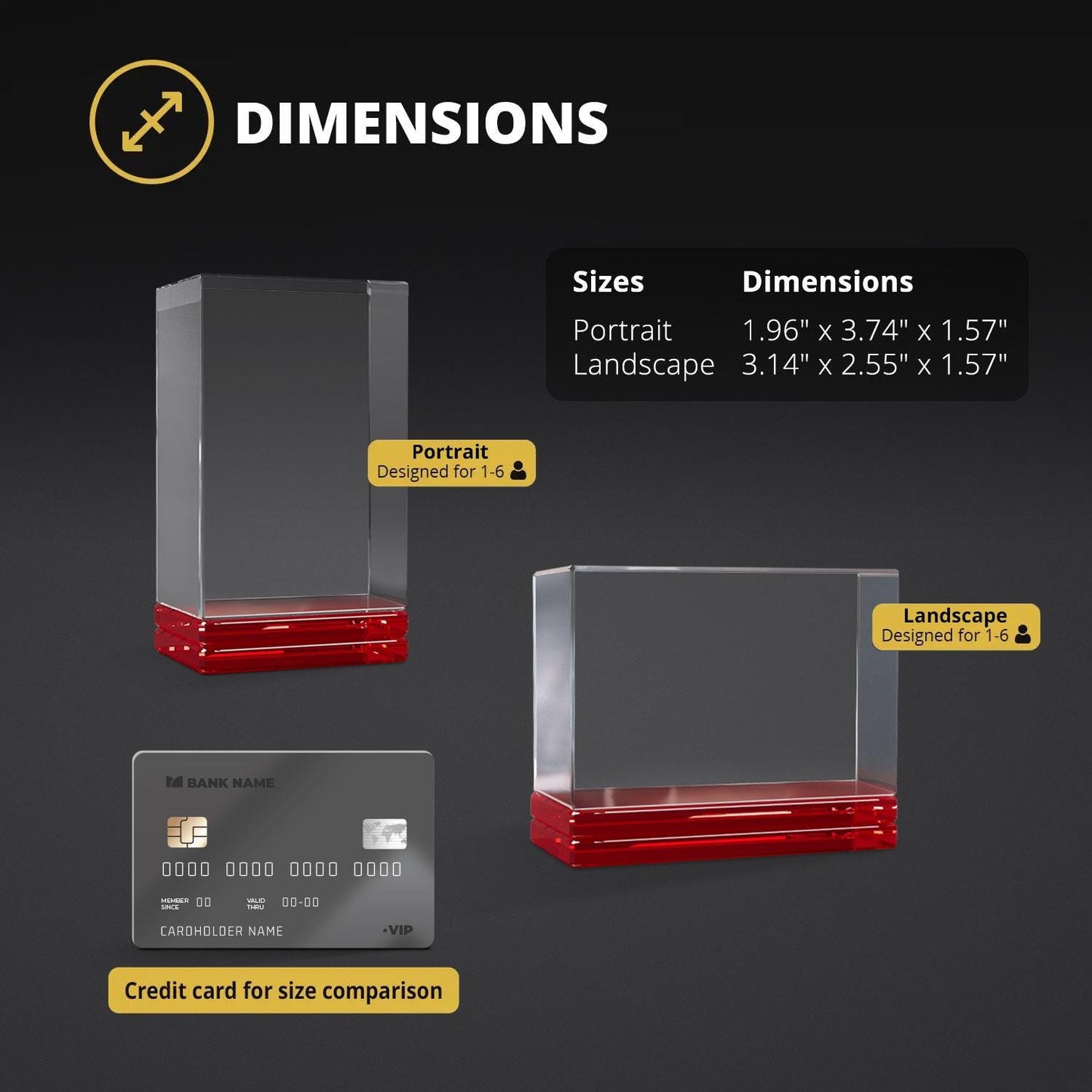 3D Laser Gifts® Jewel Photo Crystal Rectangle