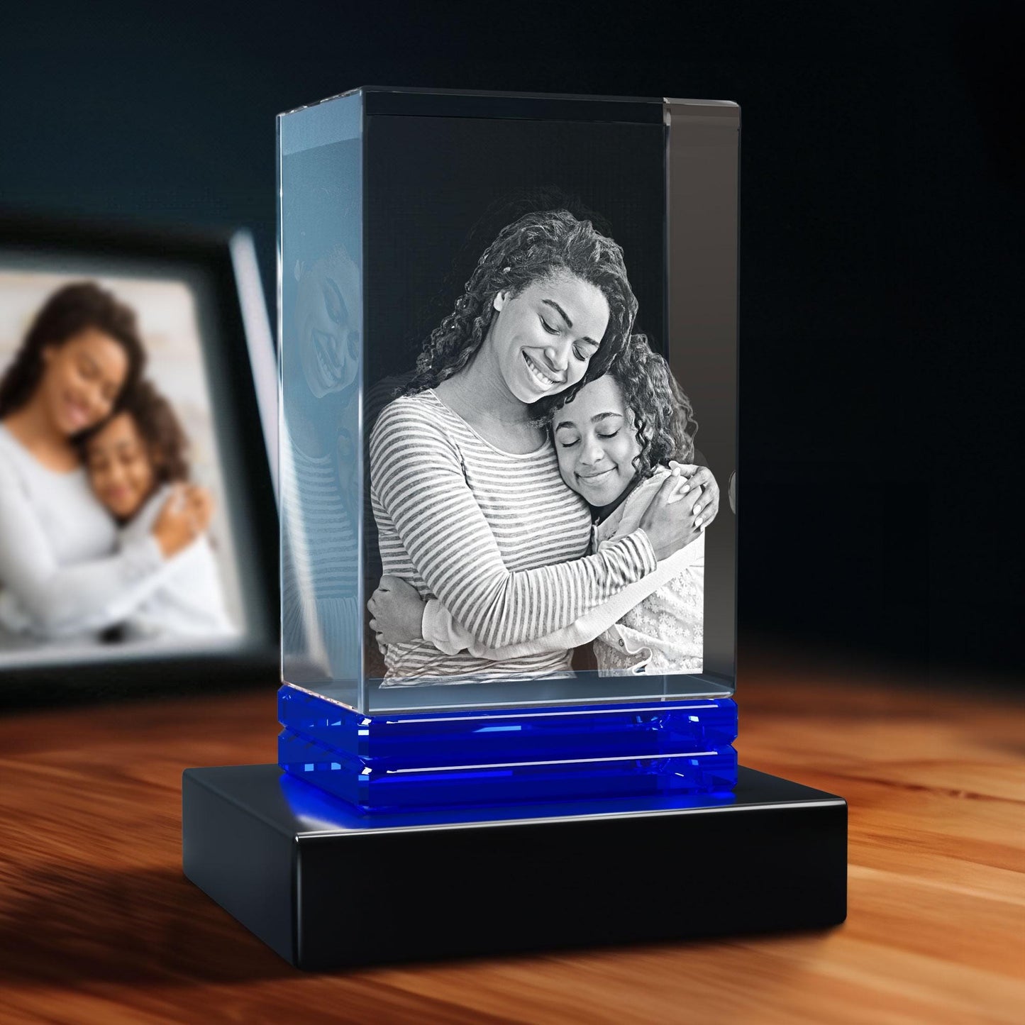 3D Laser Gifts® Jewel Photo Crystal Rectangle