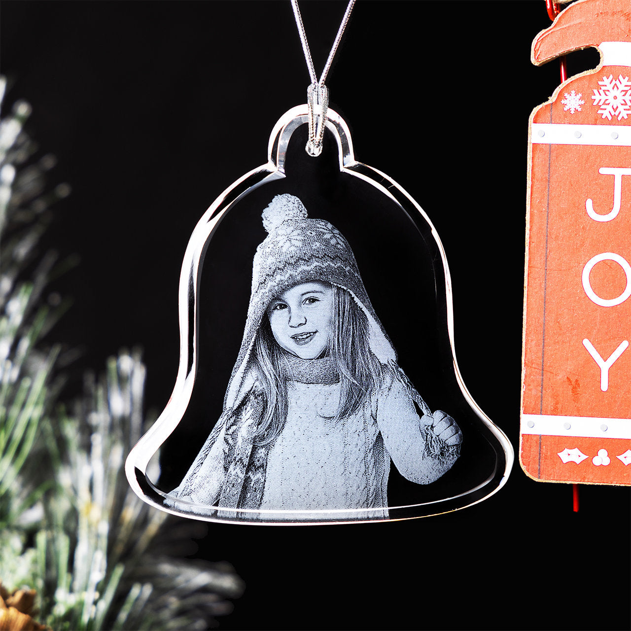 3D Laser Gifts® Photo Crystal Ornament